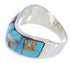Sterling Silver Southwest Inlay Multicolor Ring Size 6-1/2 JX37812